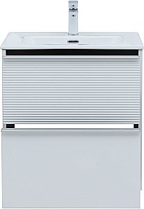 Тумба с раковиной Aquanet Вита 330473 60 белый матовый для ванной в интернет-магазине Sanbest