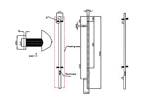 Полотенцесушитель электрический Boheme Uno 726-CR хром купить в интернет-магазине сантехники Sanbest