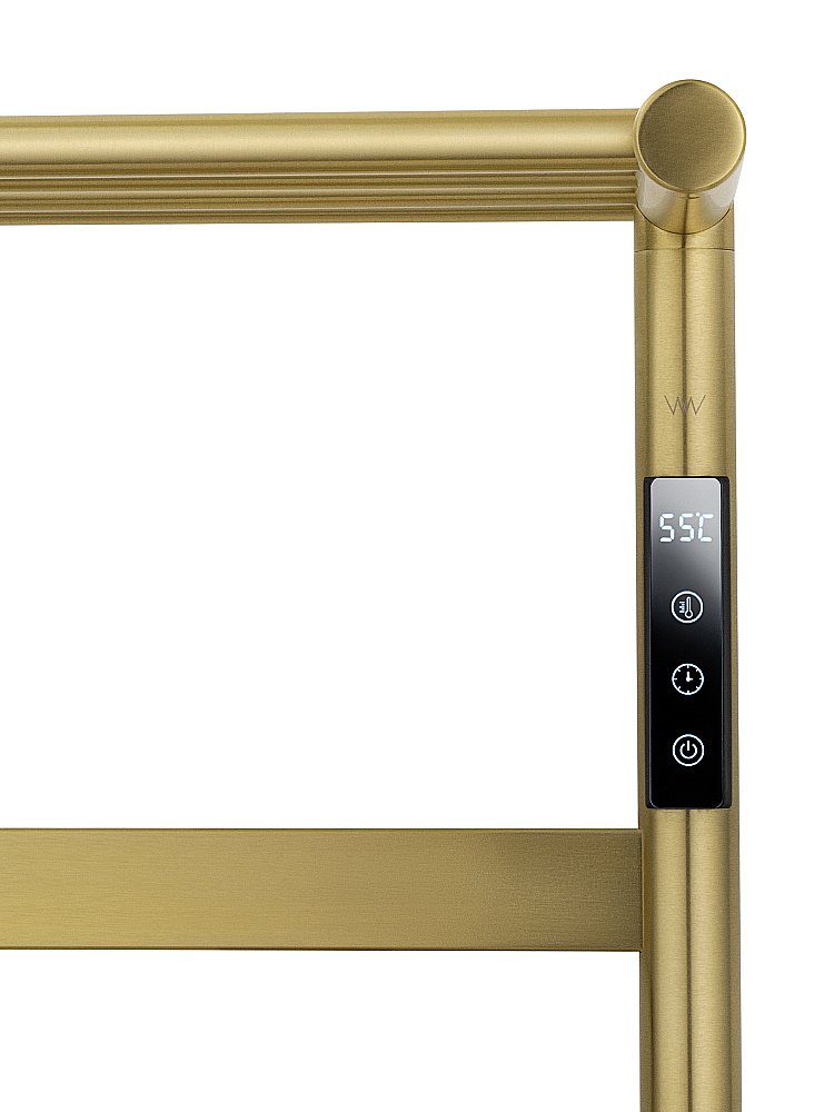 Полотенцесушитель электрический WONZON & WOGHAND ESSEN, Брашированное золото (WW-A403-BG) купить в интернет-магазине сантехники Sanbest