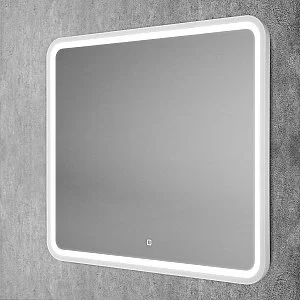 Зеркало Art&Max GENOVA AM-Gen-900-800-DS-F-White в ванную от интернет-магазине сантехники Sanbest