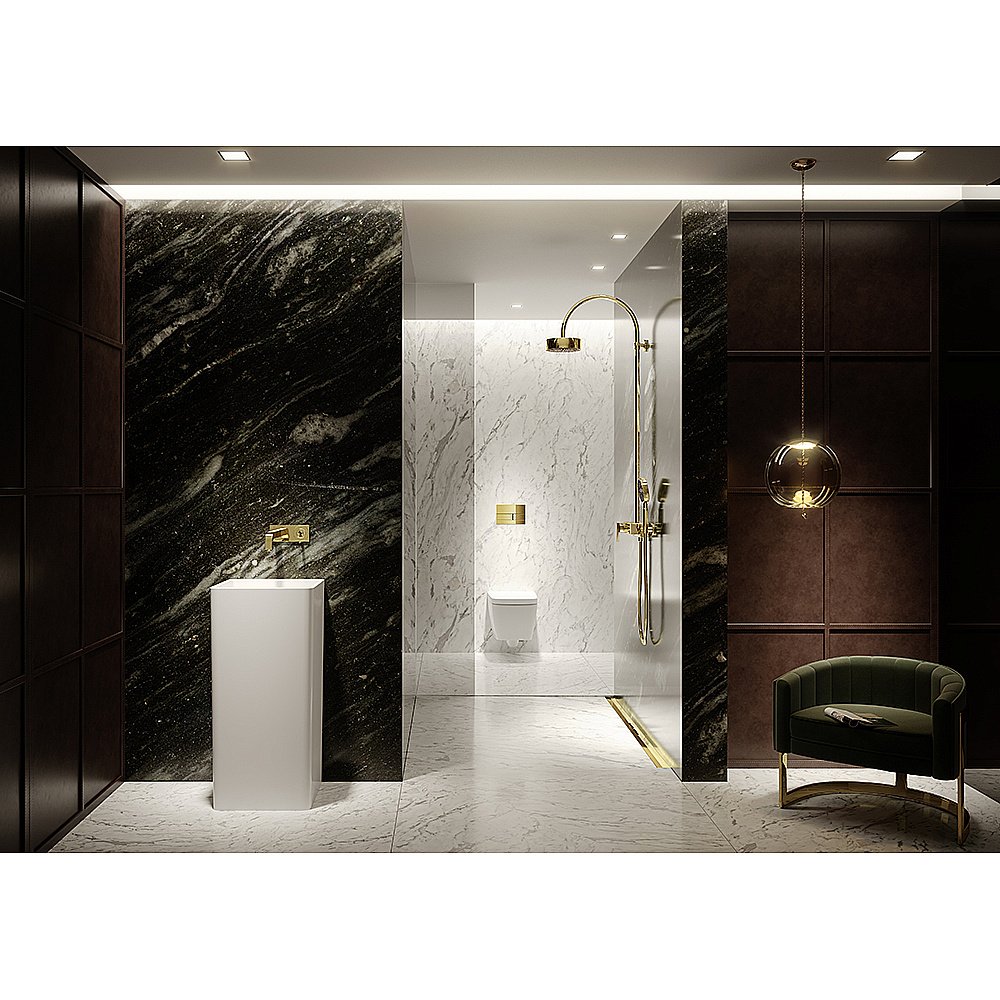 Душевой лоток TECE Drainprofile 80 комплект, золото купить в интернет-магазине Sanbest