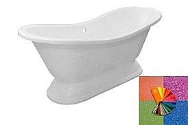 Ванна Эстет Бостон 180х74 на подиуме/цвет по RAL c блестками купить в интернет-магазине Sanbest