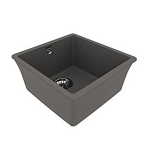 Кухонная мойка Lemark Sinara 400-U 9910065 серый шелк купить в интернет-магазине сантехники Sanbest