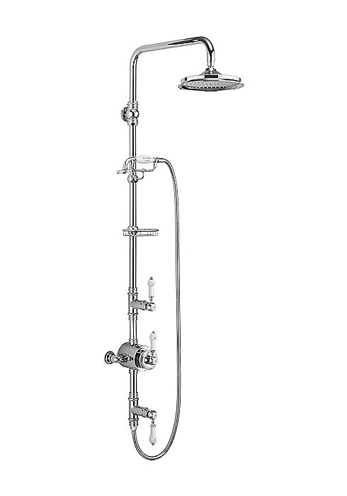 Душевая система Burlington Stour BF3S верхний душ 236 купить в интернет-магазине сантехники Sanbest