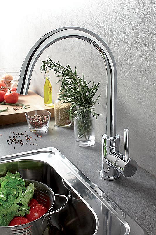 Смеситель для кухни Jacob Delafon EDOUARD  E23308-CP хром купить в интернет-магазине сантехники Sanbest