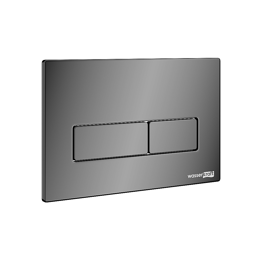 Кнопка для инсталяции WasserKraft PB03 черная глянцевая купить в интернет-магазине сантехники Sanbest