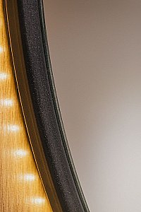 Зеркало Art&Max ASTI AM-Ast-800-DS-FNC-Nero в ванную от интернет-магазине сантехники Sanbest