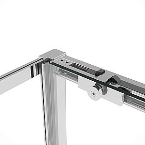 Душевой уголок Vincea Slim Soft VSR-1SS9015CL 150x90 стекло прозрачное/профиль хром купить в интернет-магазине Sanbest