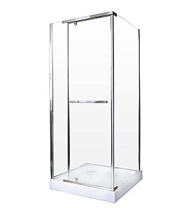 Душевой уголок CeruttiSpa MIMI 90x90 ZQ91T стекло прозрачное/профиль хром купить в интернет-магазине Sanbest