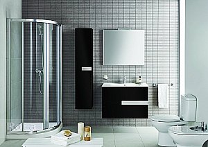 Шкаф - колонна Roca Victoria Nord ZRU9000095 Black Edition для ванной в интернет-магазине сантехники Sanbest