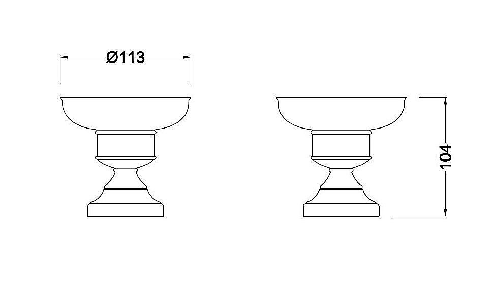 Мыльница Schein SAINE 7053007 хром купить в интернет-магазине сантехники Sanbest