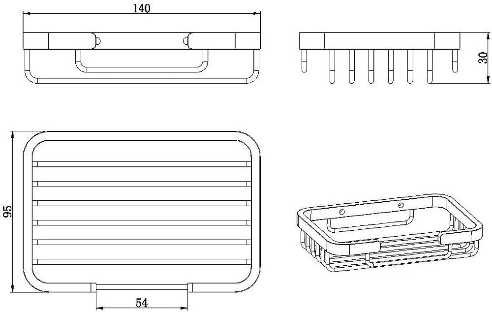 Мыльница Allen Brau Priority 6.31016-00 хром купить в интернет-магазине сантехники Sanbest