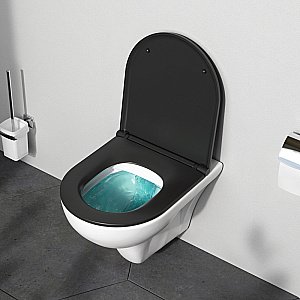 Унитаз подвесной AM.PM Gem C901700SCmb белый, безободковый купить в интернет-магазине Sanbest