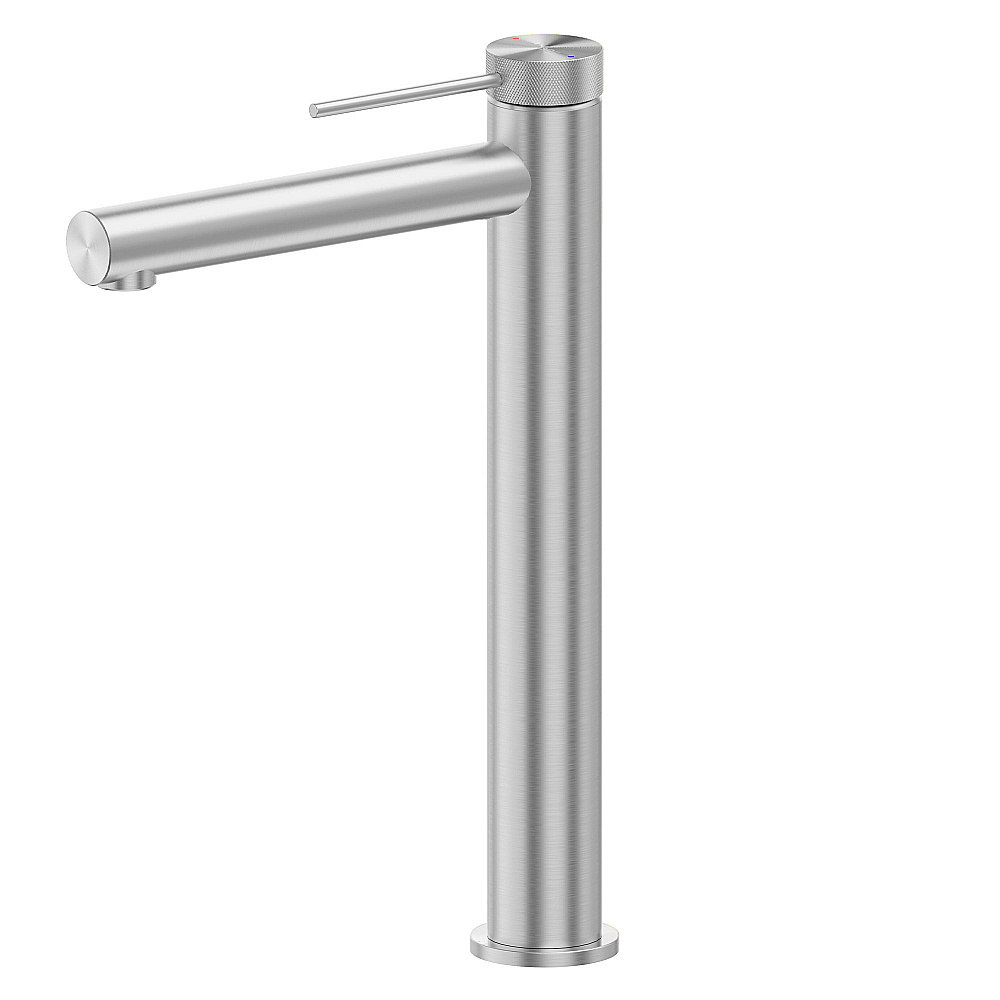 Смеситель для раковины Abber Emotion 316 AF8811BST-L сталь брашированная купить в интернет-магазине сантехники Sanbest