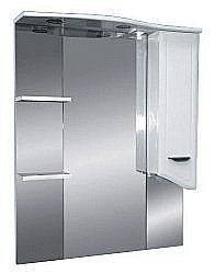 Зеркало со шкафом Misty Дрея 82,5 белый правое купить в интернет-магазине сантехники Sanbest