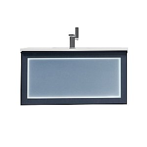 Тумба с раковиной Orans BC-9013 80 Matt Deep Ocean для ванной в интернет-магазине Sanbest