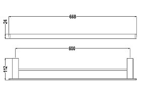 Полотенцедержатель Schein ELITE 7057040 хром купить в интернет-магазине сантехники Sanbest