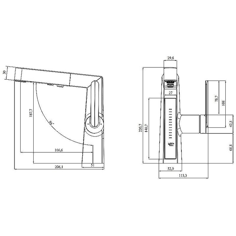 Смеситель для раковины Black&white Sky Day SD3029C хром купить в интернет-магазине сантехники Sanbest