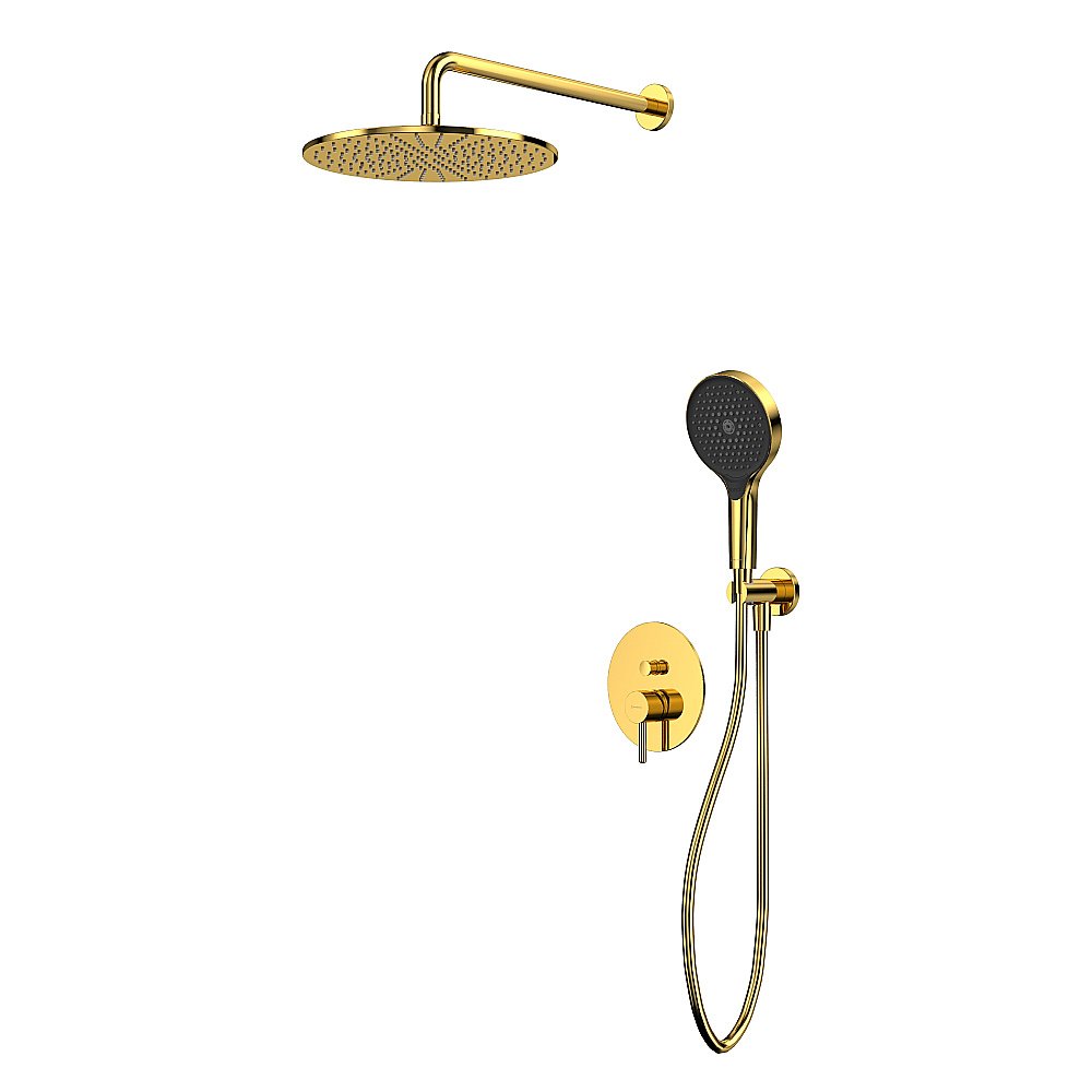 Душевая система WhiteCross Y YSET04TOPGL золото купить в интернет-магазине сантехники Sanbest