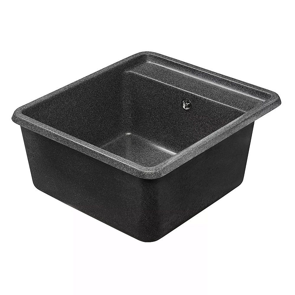 Мойка кухонная Акватон Беллис 57 графит купить в интернет-магазине сантехники Sanbest