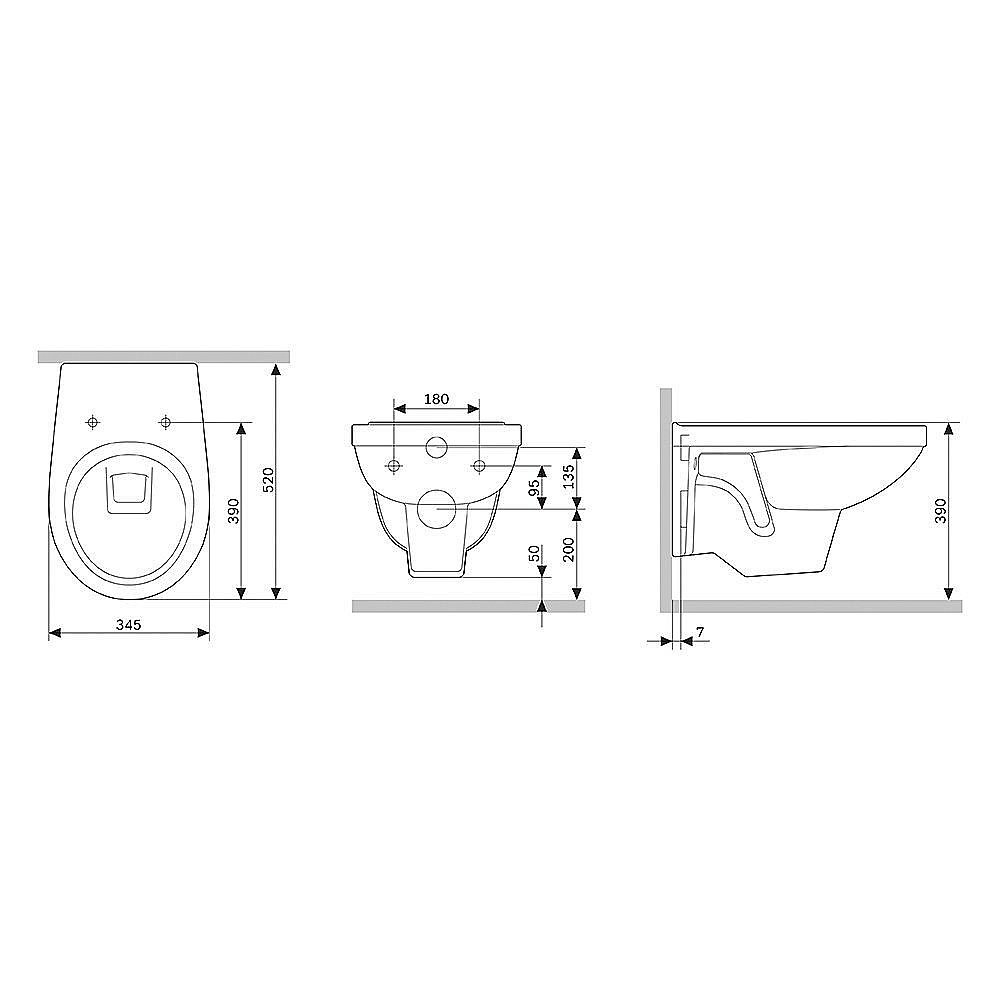 Унитаз подвесной Damixa Jupiter DX77C1738SC белый, с крышкой микролифт купить в интернет-магазине Sanbest