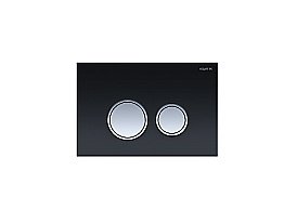 Кнопка для инсталляции Aquatek KDI-0000029 черная/хром купить в интернет-магазине сантехники Sanbest