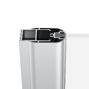 Душевая дверь Ravak Chrome CSDL2 120 профиль белый/стекло прозрачное купить в интернет-магазине Sanbest