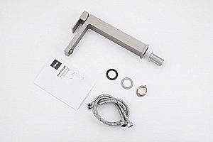 Смеситель для раковины ABBER Daheim AF8211SP сатин купить в интернет-магазине сантехники Sanbest