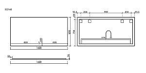 Зеркало LED Sancos Square SQ1600 в ванную от интернет-магазине сантехники Sanbest