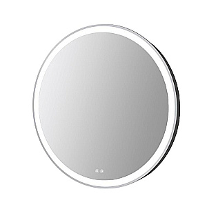 Зеркало Azario Юлия АZ-LED013125 черный матовый в ванную от интернет-магазине сантехники Sanbest
