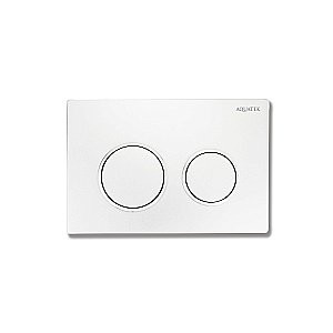 Кнопка для инсталляции Aquatek Small TDI-0000001 белая, ободок хром (клавиши круглые) для INS-0000018 купить в интернет-магазине сантехники Sanbest