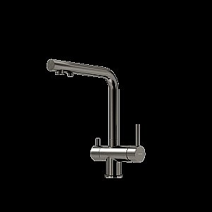 Смеситель для кухни Sancos Foster SC4014GG вороненая сталь купить в интернет-магазине сантехники Sanbest