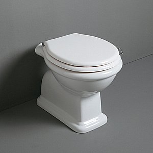 Унитаз приставной SIMAS Lante LA01 белый купить в интернет-магазине Sanbest