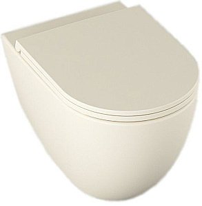 Унитаз подвесной Isvea Infinity 10NF02001SV-2K слоновая кость матовый, безободковый купить в интернет-магазине Sanbest