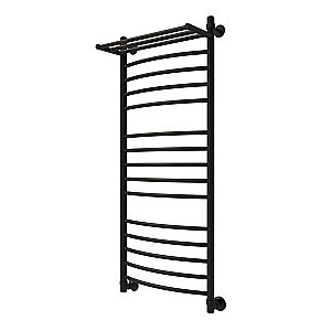 Полотенцесушитель водяной Veconi Nemi-B N12050B-B черный купить в интернет-магазине сантехники Sanbest