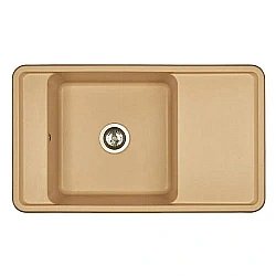 Мойка кухонная Акватон Беллис 87 латте купить в интернет-магазине сантехники Sanbest