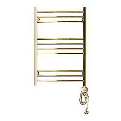 Полотенцесушитель электрический Domoterm Калипсо П10 500x800 E золото купить в интернет-магазине сантехники Sanbest