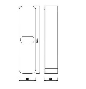 Пенал Creavit Pion для ванной в интернет-магазине сантехники Sanbest