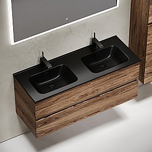 Тумба с раковиной Sancos Urban 120 UR120-2ECH дуб чарльстон для ванной в интернет-магазине Sanbest