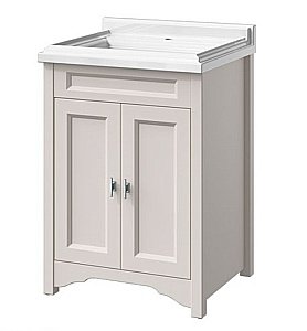 Тумба с раковиной Caprigo Preston 60 серая для ванной в интернет-магазине Sanbest