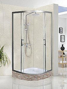 Душевой уголок WeltWasser WW500 С 100/189 XL 10000013851 стекло прозрачное/профиль хром матовый купить в интернет-магазине Sanbest