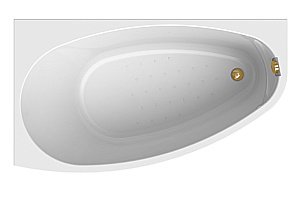 Ванна Радомир Орсини 160х90 комплект золото купить в интернет-магазине Sanbest