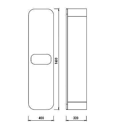 Пенал Creavit Pion для ванной в интернет-магазине сантехники Sanbest