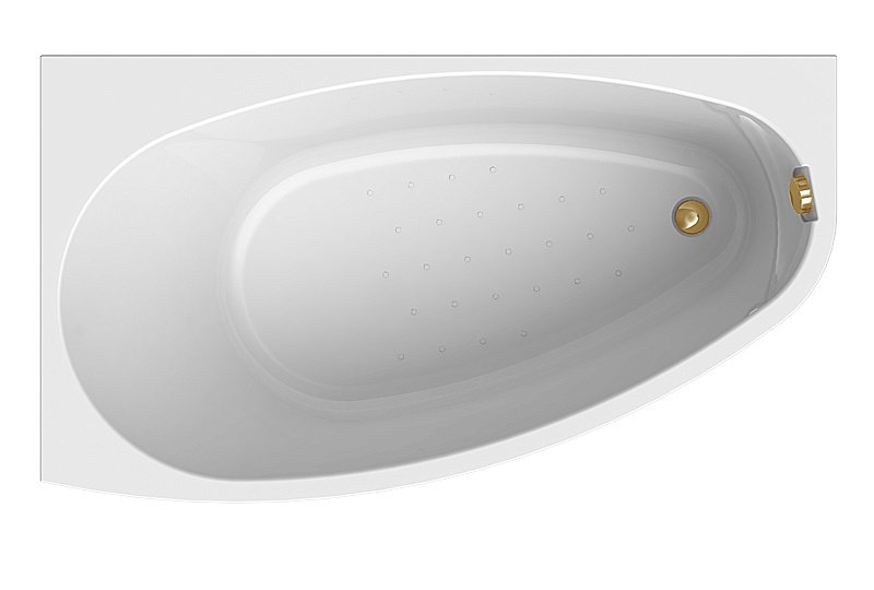 Ванна Радомир Орсини 160х90 комплект золото купить в интернет-магазине Sanbest