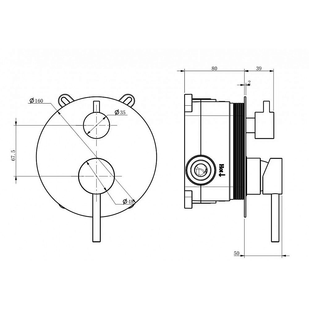 Душевая система Milacio Ultra MCU.150.MB черная матовая купить в интернет-магазине сантехники Sanbest