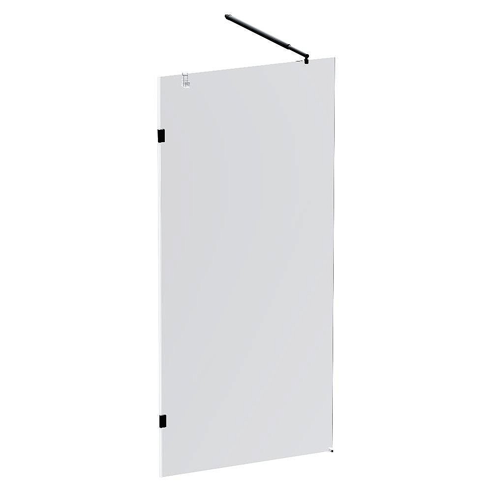 Душевое ограждение AM.PM X-Joy W94WI 90 W94WI-90-F1-BTE стекло прозрачное/профиль черный купить в интернет-магазине Sanbest