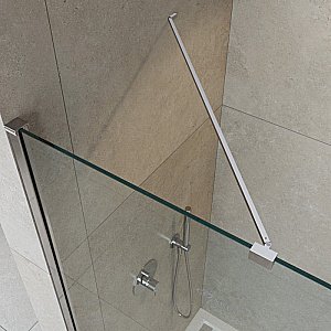 Душевое ограждение Cezares LIBERTA-L-1-TB-125-C-Cr стекло прозрачное/профиль хром купить в интернет-магазине Sanbest