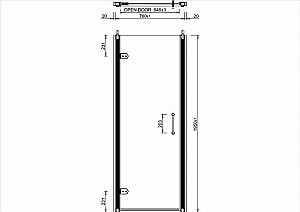 Душевая дверь Burlington C20 купить в интернет-магазине Sanbest