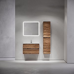 Тумба с раковиной Sancos Urban 80 UR80ECH дуб чарльстон для ванной в интернет-магазине Sanbest