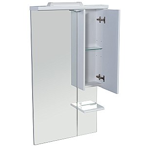 Зеркало со шкафом Rush Fiji 65 FIM18065W белый в ванную от интернет-магазине сантехники Sanbest